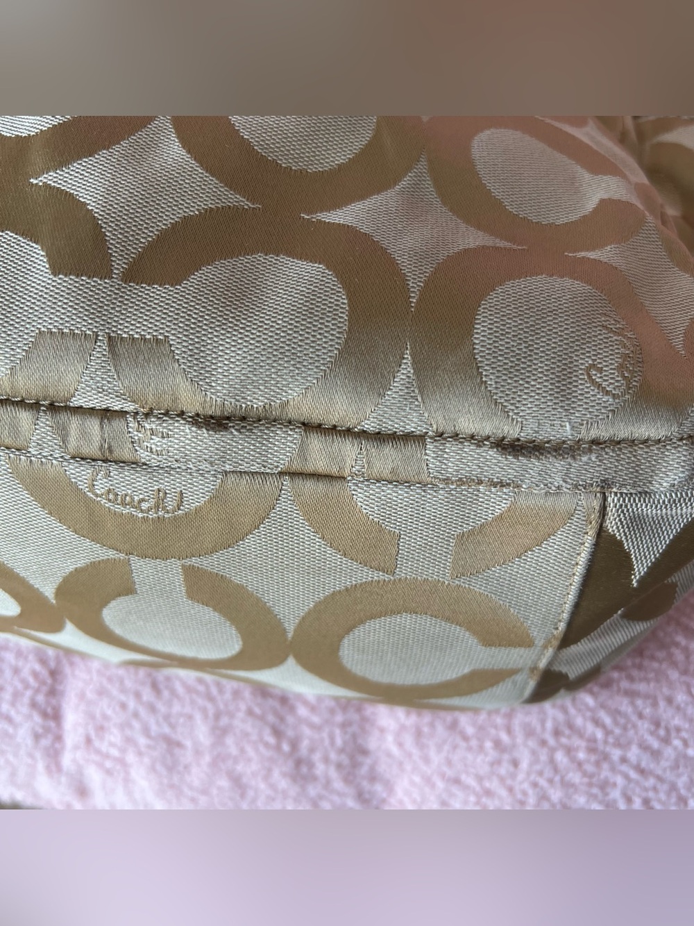 Vintage Coach Op Art Parker Shoulder Bag - Picture 7 of 7